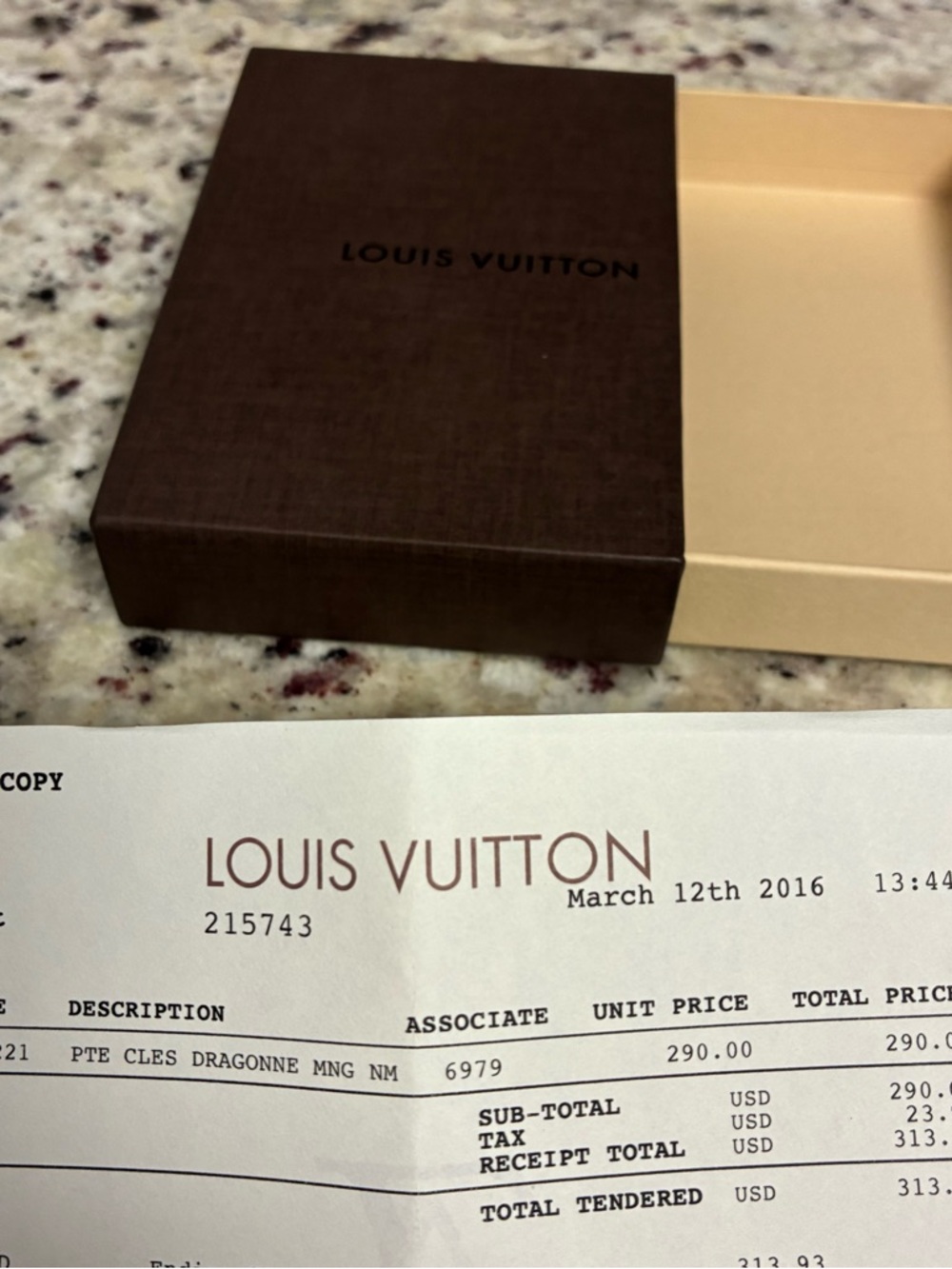 Louis Vuitton Monogram Dragonne Key Holder - Picture 3 of 7
